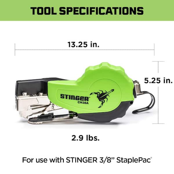 Marteau Agrafeur STINGER CH38 PAS CHER avec 2016 Capsules