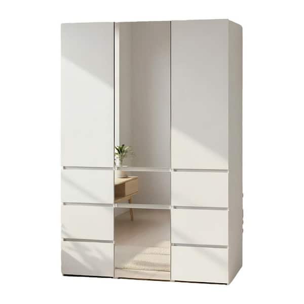 Klair Living Elise Collection-48 in. W White Modular Slim 7-Drawer