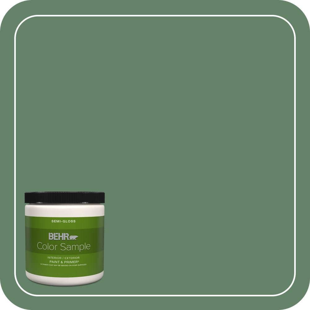8 oz. #BIC-55 Garden Greenery Semi-Gloss Interior/Exterior Paint & Primer Color Sample price history on PriceWatchPro