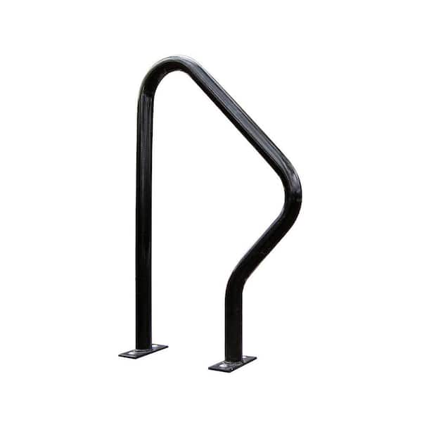 Swerve 2-Bike Powder-Coat In-Ground Mount 22 in. Bike Rack