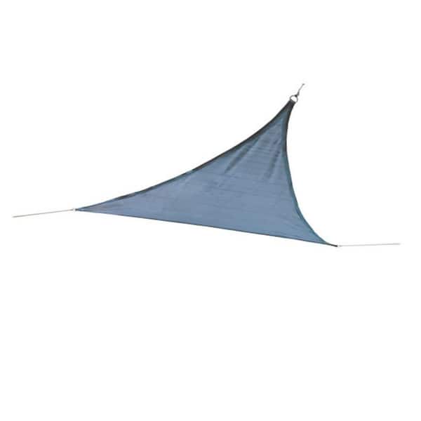 ShelterLogic 16 ft. x 16 ft. Blue Triangle Shade Sail 140 gsm