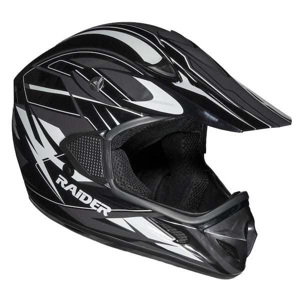 Raider RX1 Large Black/Silver Adult MX 2121915 - The Home Depot