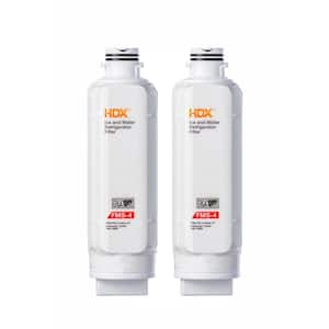 FMS-4 Premium Refrigerator Water Filter Replacement Fits Samsung HAF-QIN/EXP (2-Pack)