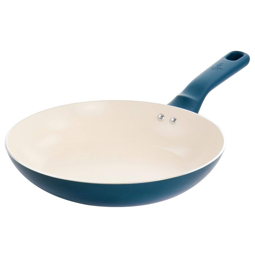 Teal 7-Piece Nonstick Aluminum Cookware Set with Nylon Utensils