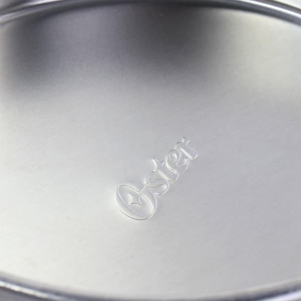 Oster Baker's Glee 9 in. Silver Aluminum Round Cake Pan 985117572M - The  Home Depot