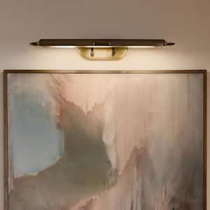 WAC Lighting Reed 42 in. Black LED Adjustable Picture Light, 3000K