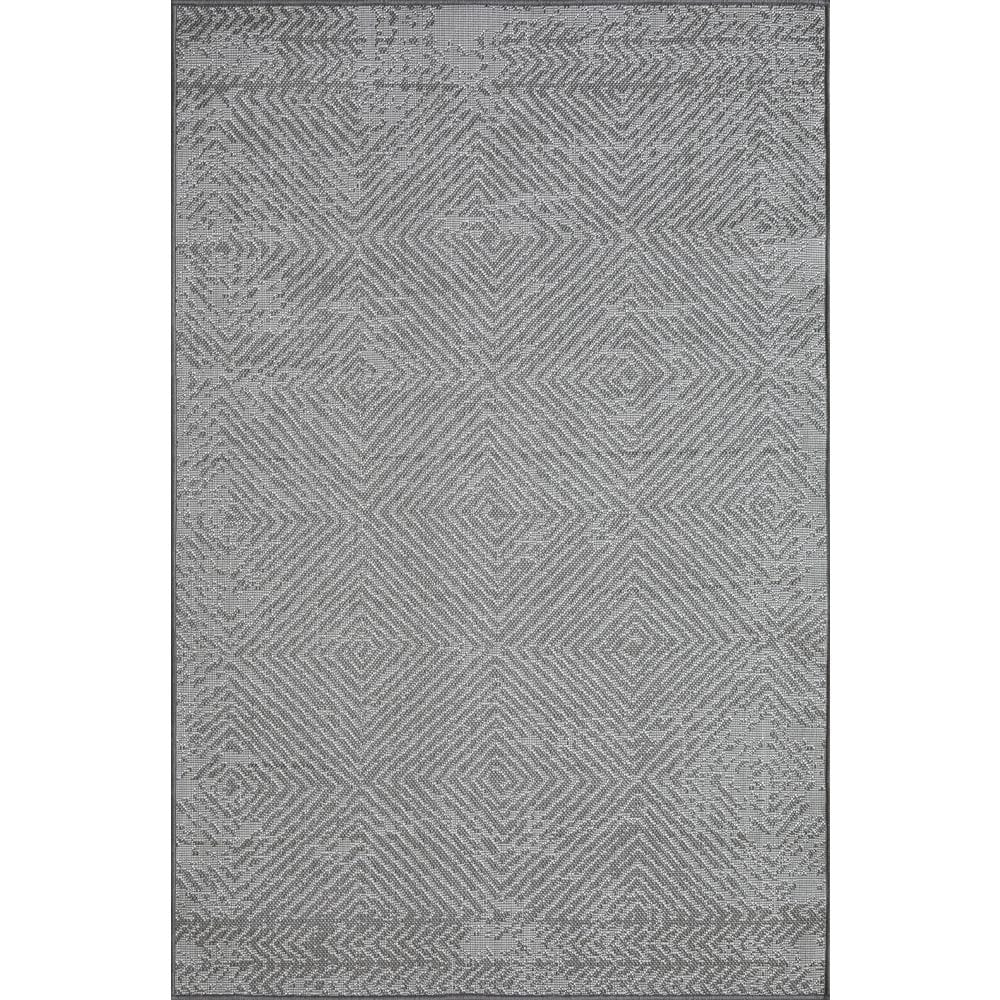 LOOMAKNOTI Breyleigh Carzon Cream/Gray 4 ft. x 6 ft. Geometric ...