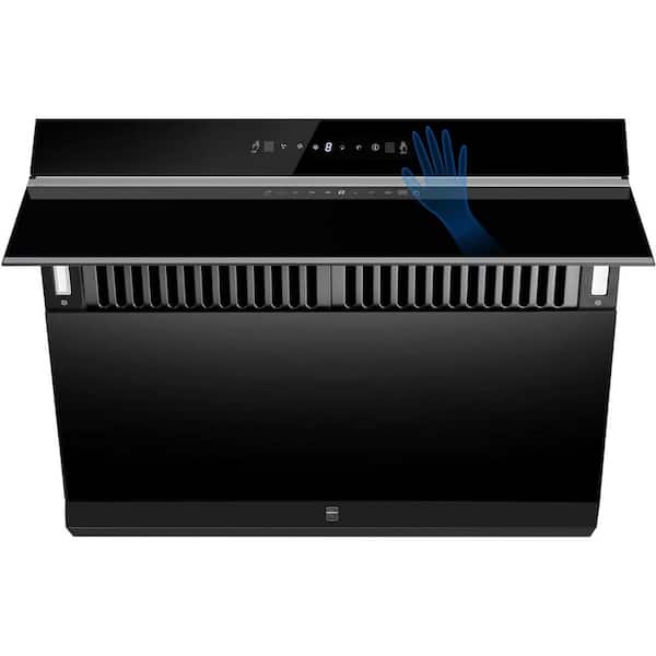 30 in. Under Cabinet Range Hood 900-CFM, Gesture and Touch Control, Tempered Glass Surface Vent Hood 3-Speed Exhaust Fan