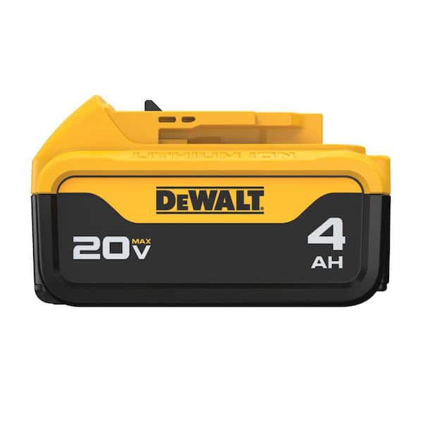 DEWALT - 20V MAX Lithium-Ion 2.0Ah Battery (2 -Pack) and 20V MAX Lithium-Ion 4.0Ah Battery (2 -Pack)