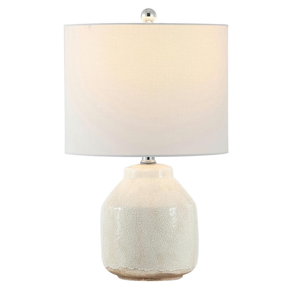 Arcadia 22" Adjustable Arc Table Lamp in Antique White