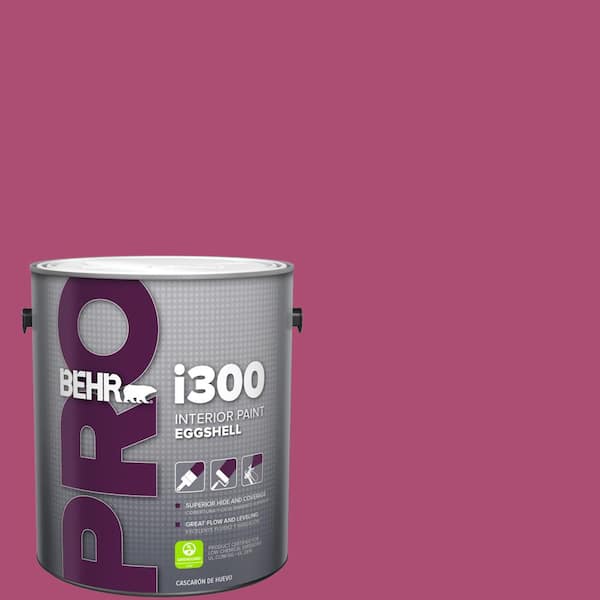 1 gal. #100B-7 Hot Pink Eggshell Interior Paint