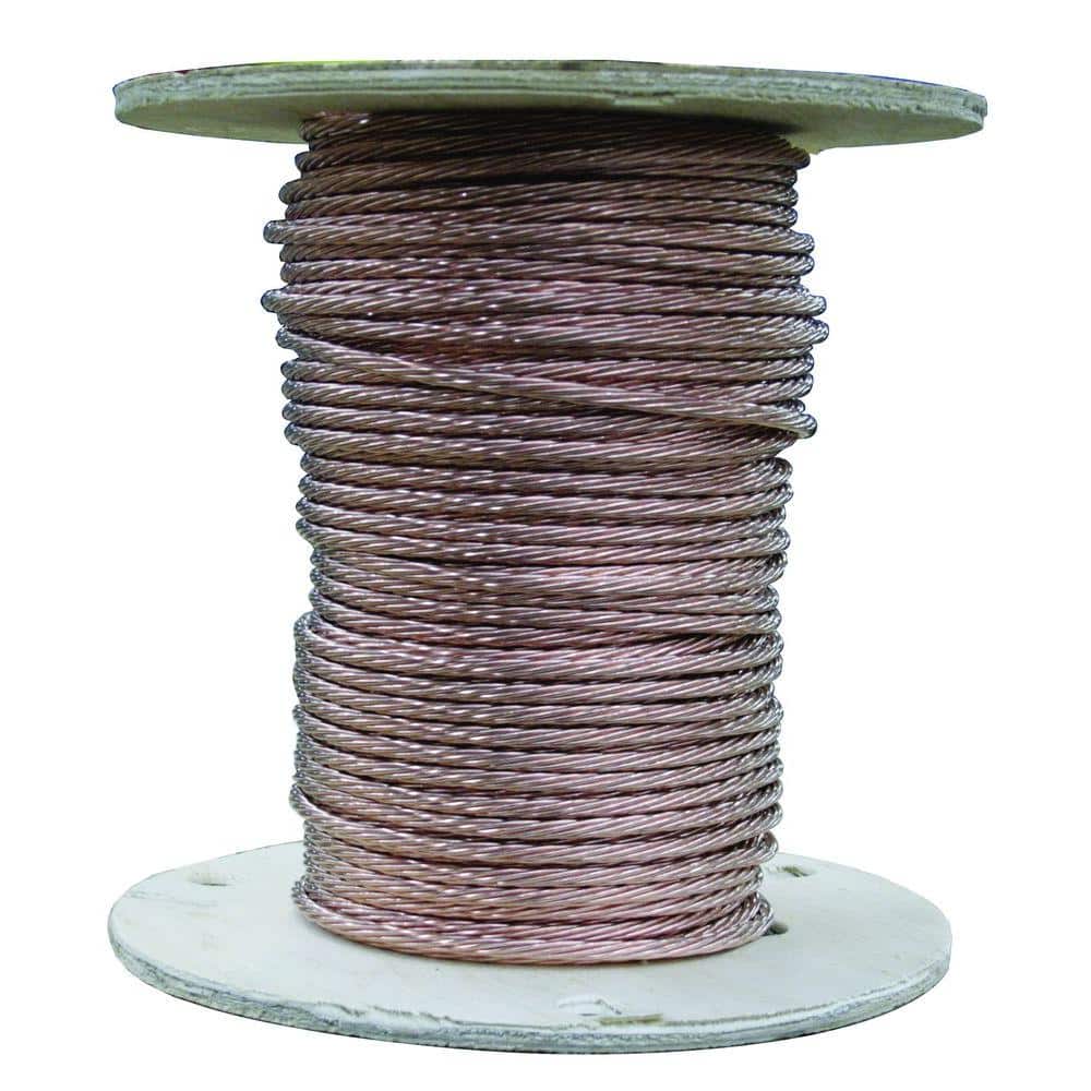 Southwire 50-ft 6-Gauge Stranded Soft Drawn Copper Bare Wire (By-the-Roll)  in the Ground Wire department at