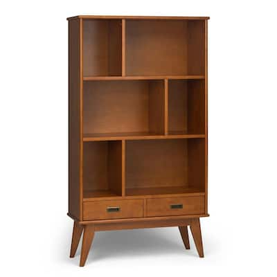 Simpli Home Draper Solid Hardwood 60 In. Wide Mid Century Modern TV ...