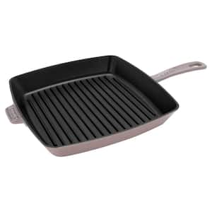 Cast Iron 12 in. Square Grill Pan - Lilac