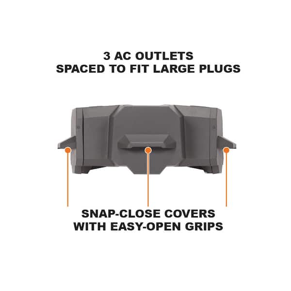 5.44 oz-Outlet Power Hub Adapter