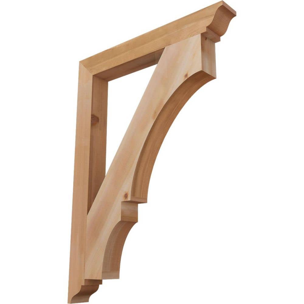 3.5 in. x 44 in. x 32 in. Western Red Cedar Balboa Traditional Smooth Bracket price history on PriceWatchPro