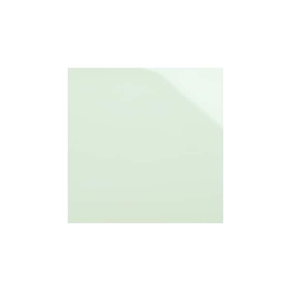 Giorbello (Sample) 4x12 glass subway tiles Winter Sage 4-in x 12-in Glossy Glass Brick Subway Wall Tile