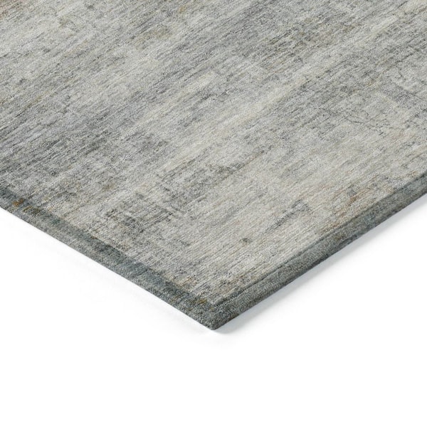 Chantille Machine Washable Indoor/Outdoor Abstract ACN2154 Granite 2 ft. 3 in. x 7 ft. 6 in. Runner Rug