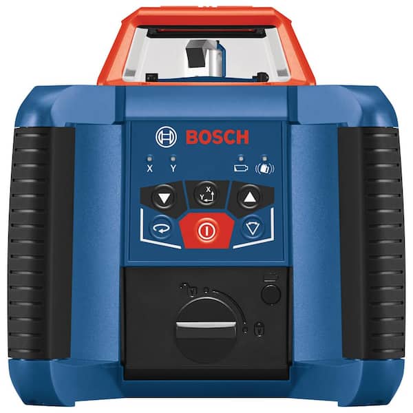 Bosch - REVOLVE 2,000 ft. Horizontal/Vertical Rotary Laser Self Leveling Complete Kit with Manual Dual Slope