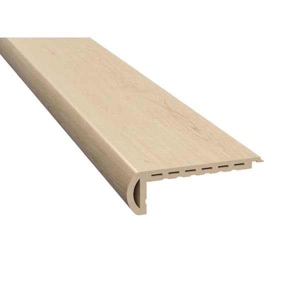 NewAge Products White Oak 9.5 mm T x 2.56 in. W x 46 in. L Groove Stair Nose Molding (2-Pack)