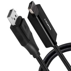 6 ft. Displayport to 4K HDMI 2.0 Cable, Male to Male Cable