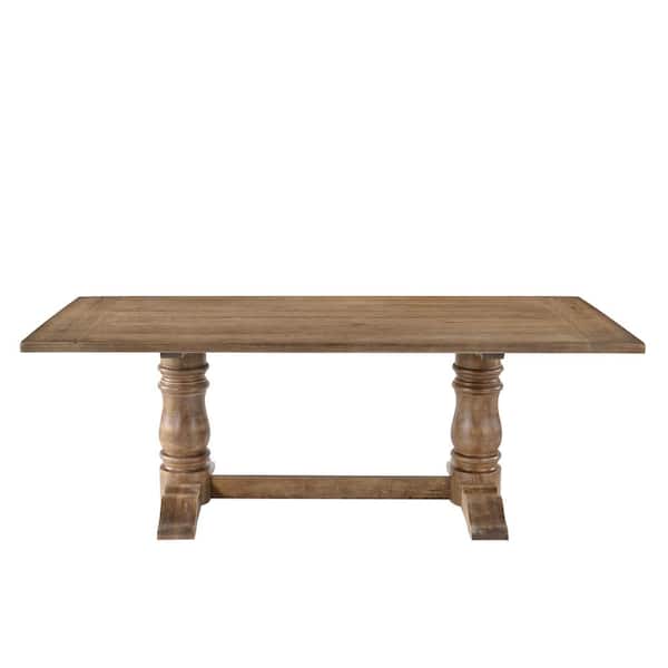 Acme Furniture Leventis Weathered Oak Dining Table