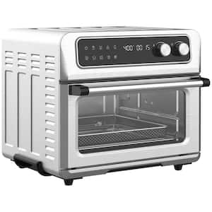 21 qt. Stainless Steel Air Fryer Toaster Oven with 8-In-1 Oven Countertop, Broil, Toast, Dehydrator Thaw and Accessories