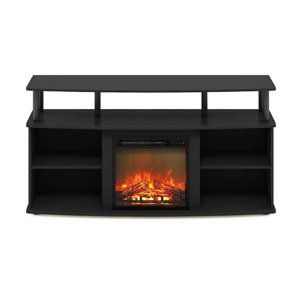 Furinno Jensen 47.24 in. Freestanding Wood Smart Electric