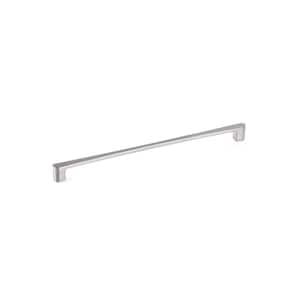 Kent Collection 12 5/8 in. (320 mm) Brushed Nickel Modern Rectangular Cabinet Bar Pull