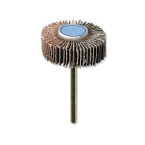 3/8 in. Rotary Tool 120-Grit Sanding Flapwheel for Wood, Rubber, Plastic, and Metal