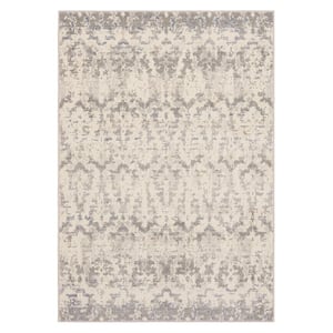 Wilson Beige 2 ft. 1 in. x 3 ft. 8 in. Transitional Abstract Geometric Lattice Area Rug