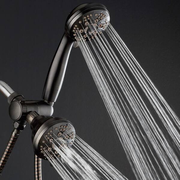 AquaDance 48-spray 4 in. Dual Shower Head and Handheld Shower Head with ...