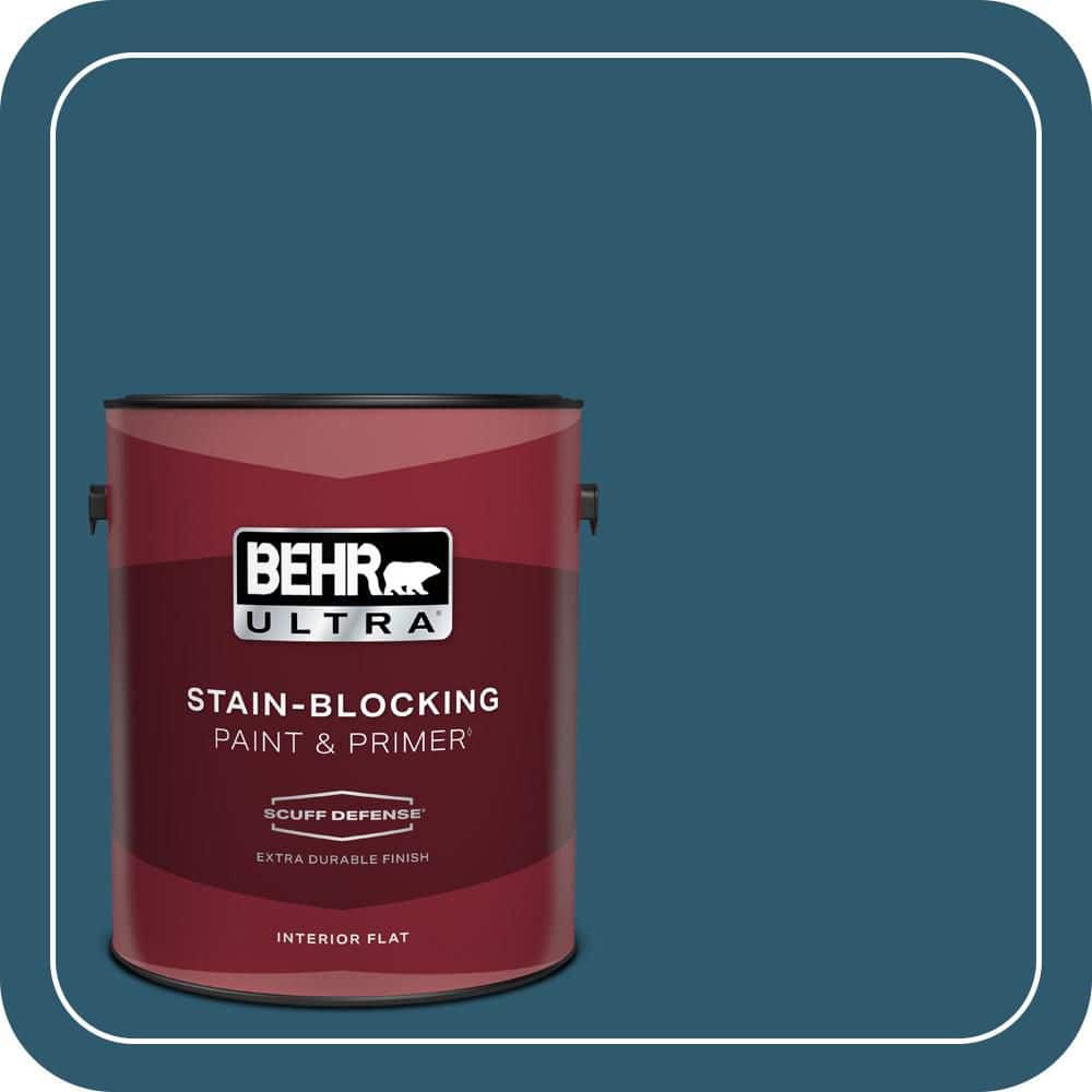1 gal. #S-H-540 Quiet Storm Extra Durable Flat Interior Paint & Primer price history on PriceWatchPro