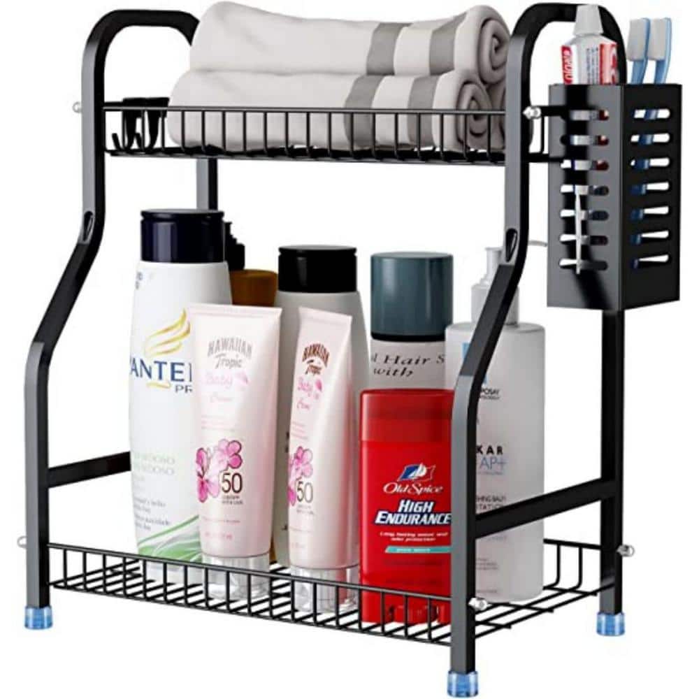 Dyiom Bathroom Countertop Organizer 3-Tier Kitchen Counter Organization and  Storage Spice Rack (Corner) B0969LVZV2 - The Home Depot