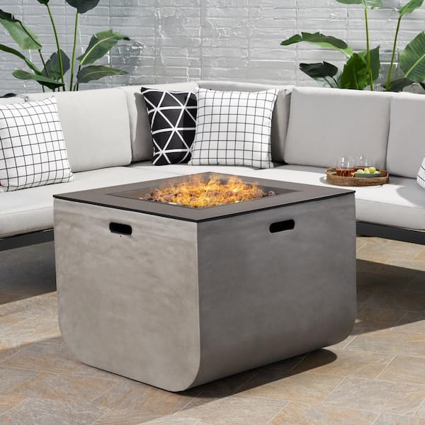 modern propane fire table