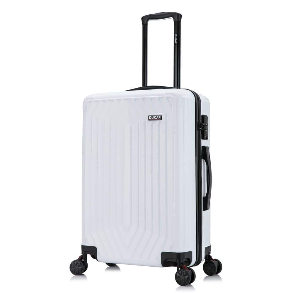 Stratos Lightweight Hardside Spinner 24 in. White