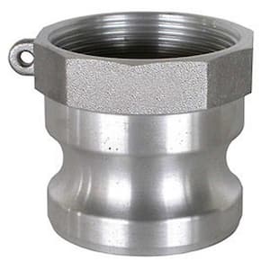 1-1/2 in. Part A Aluminum Male Adapter for Lay Flat, Discharge, Backwash and Suction Hoses