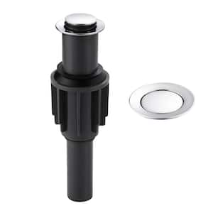 2.2 in. Bathroom and Vessel Sink Pop-Up Drain Stopper Without Overflow in Chrome