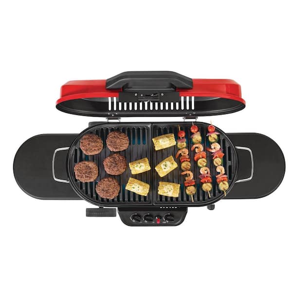 Coleman RoadTrip Grill 赤 Coleman 225-Sq in Red Portable Liquid Propane Grill