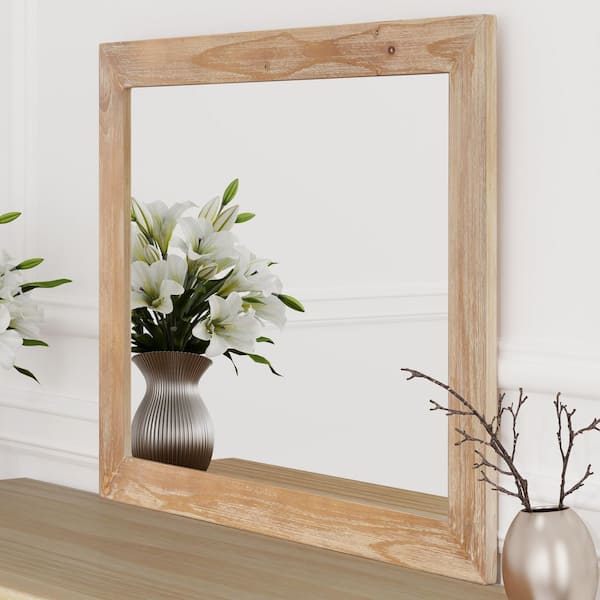 Small RM-1 Rectangular Mirror - Natural Oak