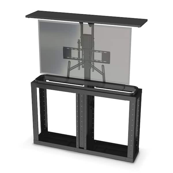TV and Soundbar Lift Cabinet Kit, Height Adjustable Mount, Single Motor, Fits Up To 55 in. TVs