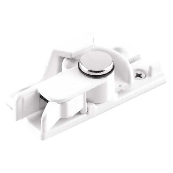 Prime-Line Safety Window Sash Lock and Keeper, Child Safe, White (Single-Pack)