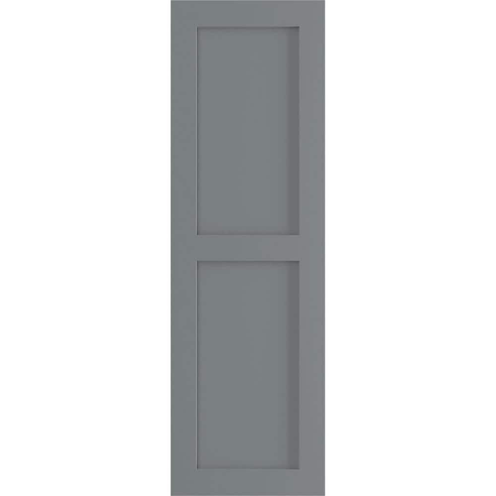18 in. x 31 in. True Fit PVC 2 Equal Flat Panel Shutters Pair in Ocean Swell price history on PriceWatchPro