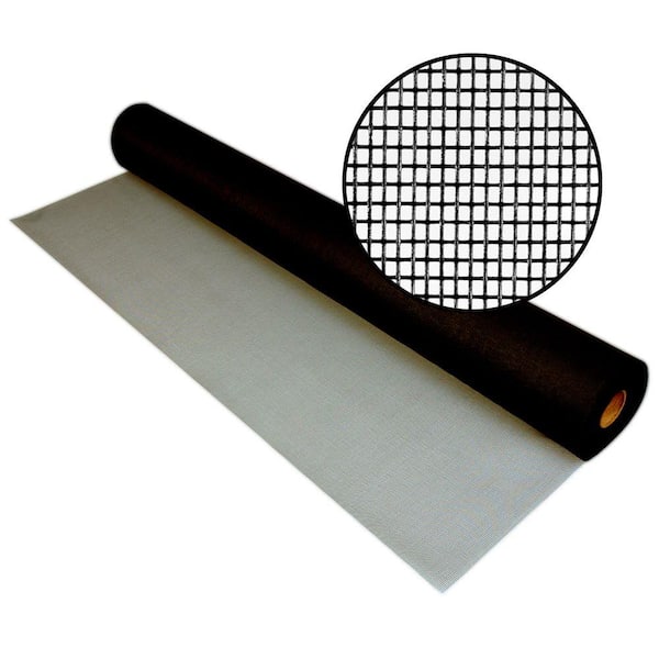 Unbranded 54 in. x 100 ft. Charcoal Fiberglass Screen 18x14 Mesh