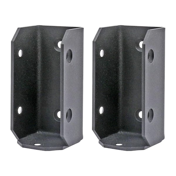 Afoxsos 2 x 4 Stainless Steel Concealed Joist Hanger Brackets for Pergola Wood Beam Fence Handrail Deck Railing 2 Pack