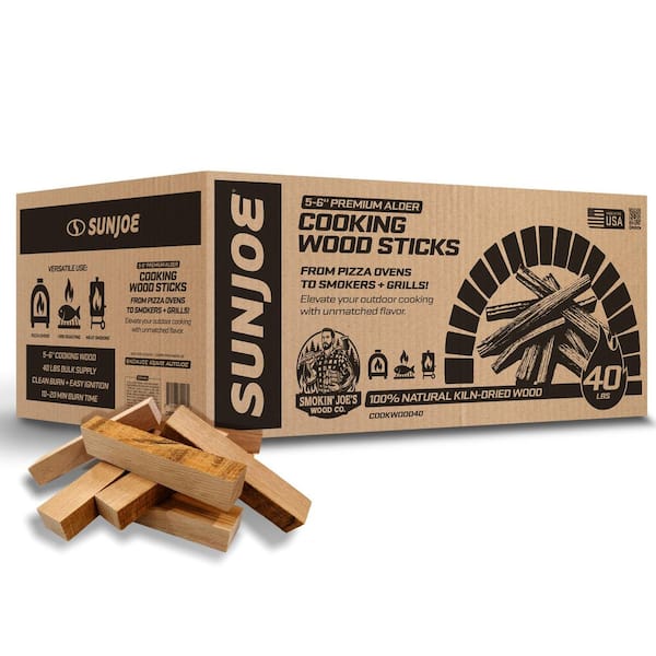Sun Joe 40 lbs. Box of Cooking Wood for Pizza Ovens COOKWOOD40