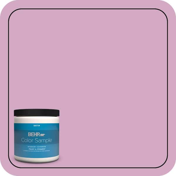 BEHR PREMIUM PLUS 8 oz. #M120-4 Heart To Heart Satin Enamel Interior/Exterior Paint & Primer Color Sample