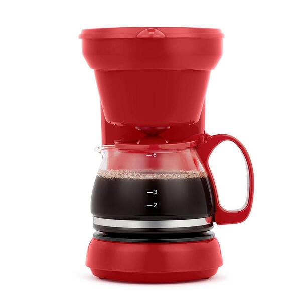 HOLSTEIN HOUSEWARES Everyday 5-Cup Red 