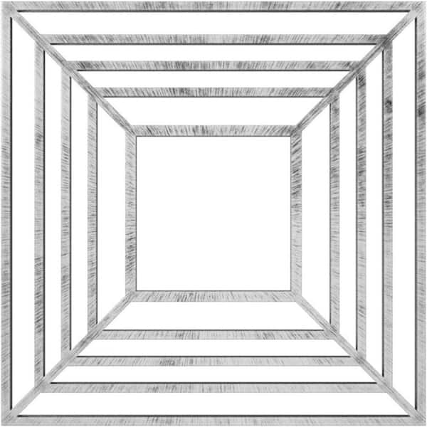 Ekena Millwork 3/4 in. x 24 in. x 24 in. Raven Architectural Grade PVC Pierced Ceiling Medallion