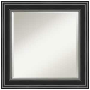 Ridge Black 25.5 in. H x 25.5 in. W Framed Wall Mirror